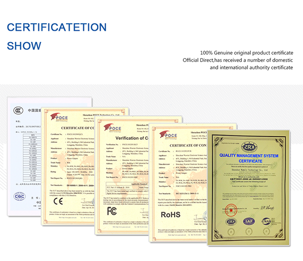 CE FCC RoHS 證書